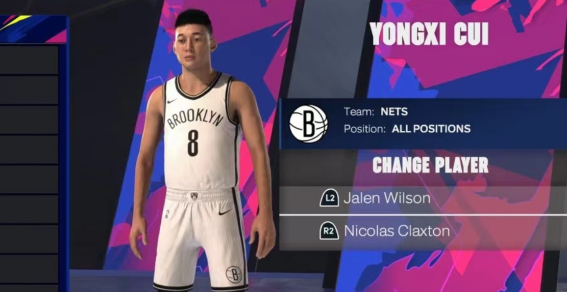 😡能不能认真点？来看NBA2K25里的崔永熙建模